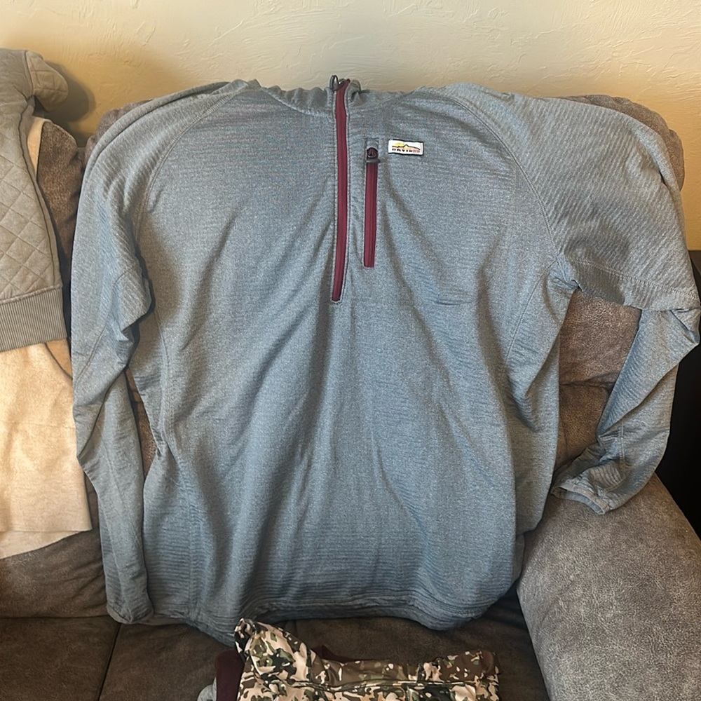 Men's Orvis Horseshoe Hills 1/4 Zip Pullover Hoodie